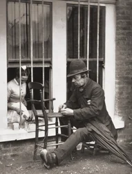 ケイニーピエロ、「ロンドンのストリートライフ」、J。トムソン、アドルフスミス作、1877年